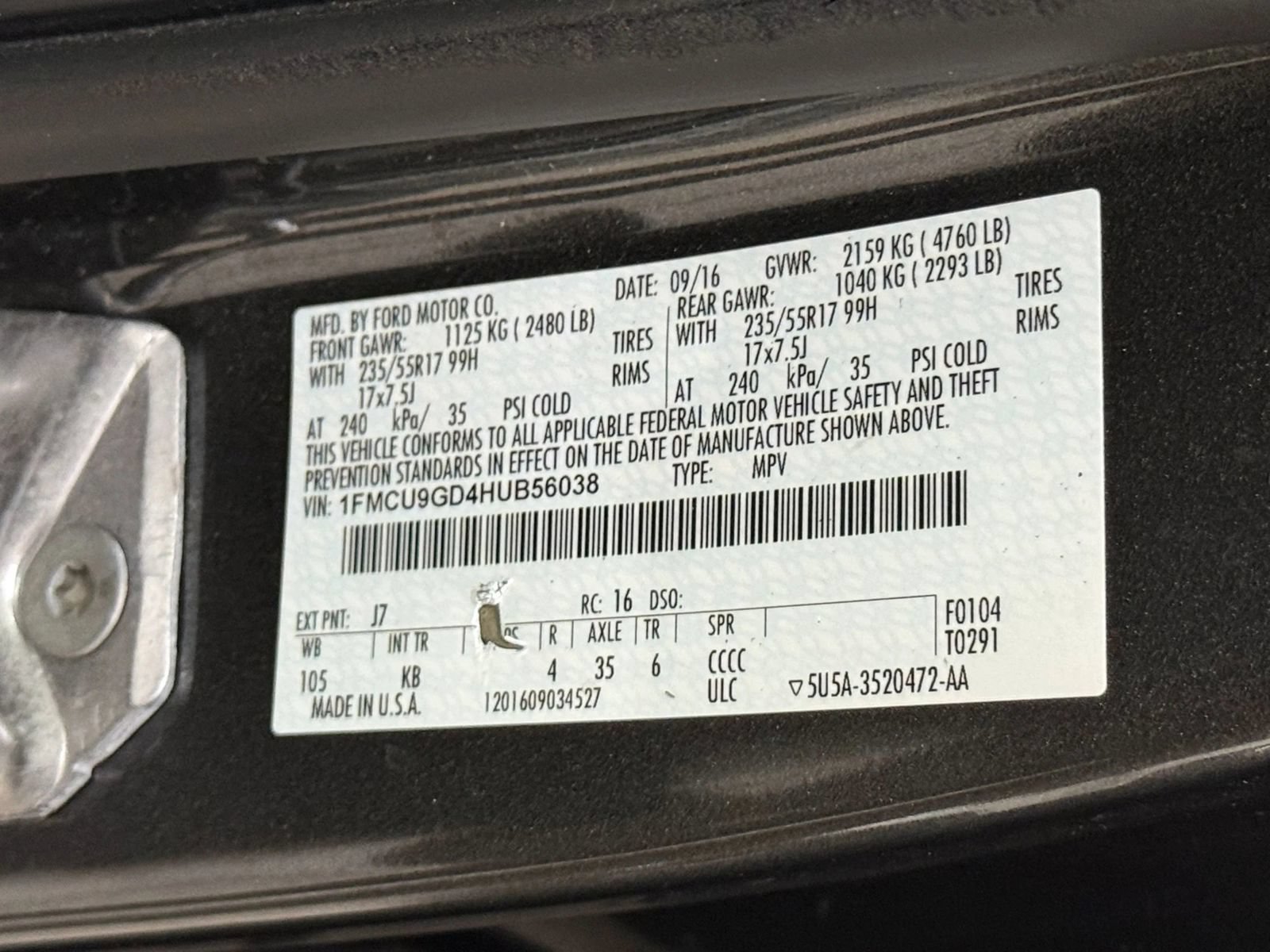 Used 2017 Ford Escape SE AWD/4WD image 40