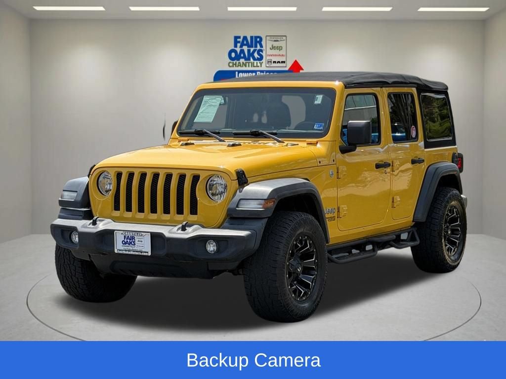 Certified 2018 Jeep Wrangler Unlimited Sport S AWD/4WD image 3