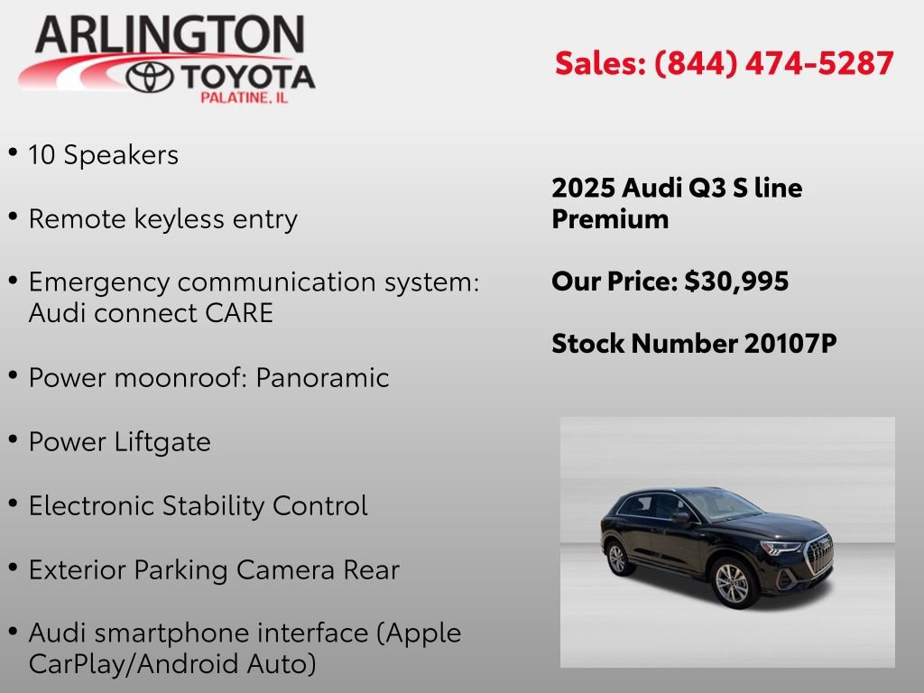 Used 2025 Audi Q3 2.0T Premium AWD/4WD image 2