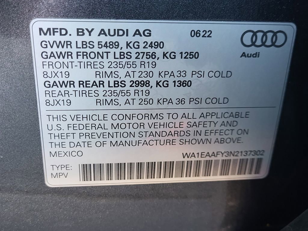 Used 2022 Audi Q5 2.0T Premium Plus AWD/4WD image 22