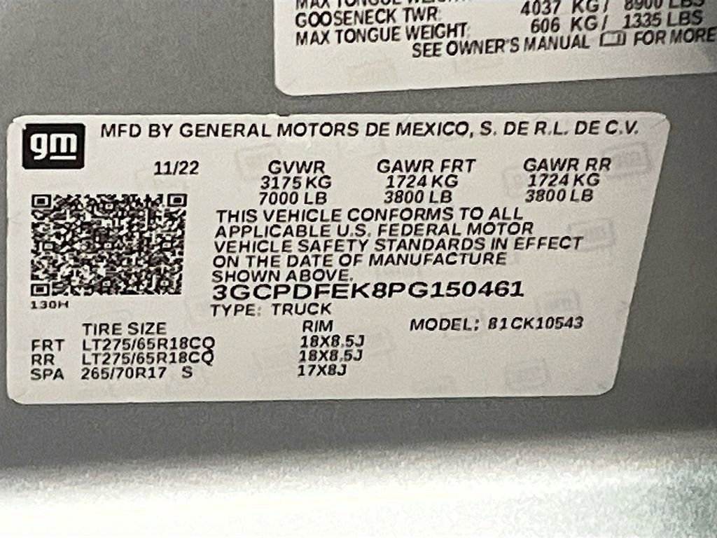 Used 2023 Chevrolet Silverado 1500 LT Trail Boss w/ Protection Package image 30