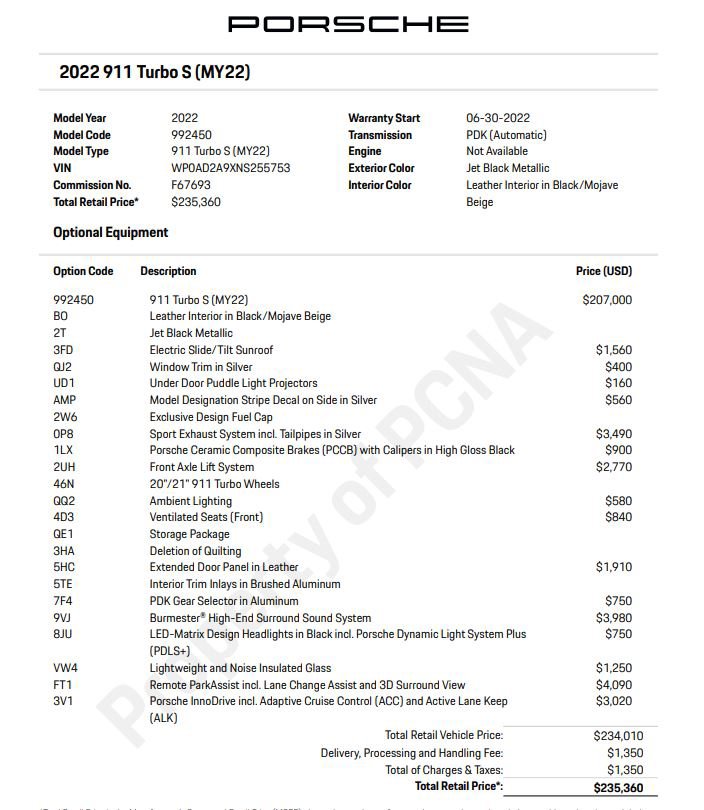 Certified 2022 Porsche 911 Turbo S image 11