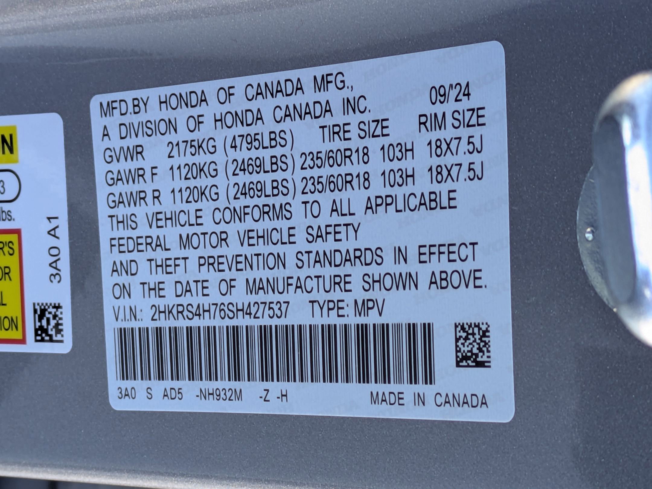 Certified 2025 Honda CR-V EX-L image 32