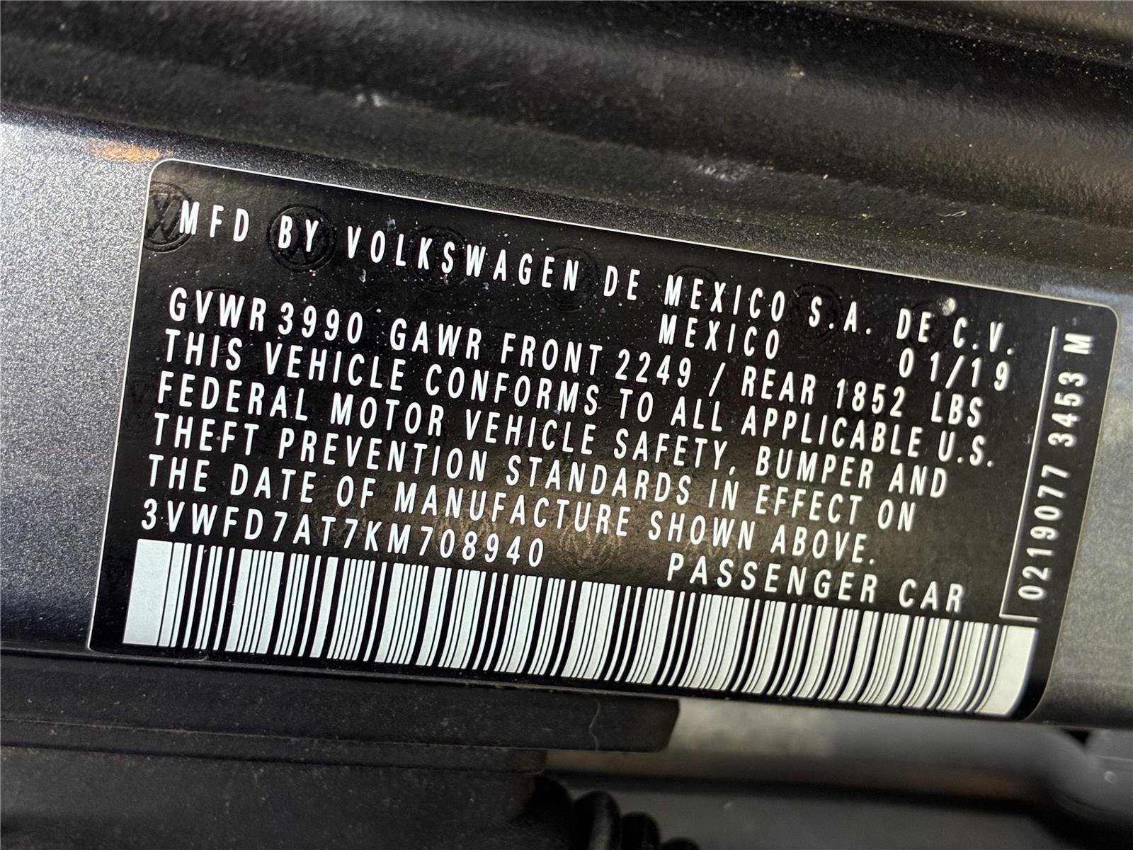 Used 2019 Volkswagen Beetle 2.0T S FWD image 23