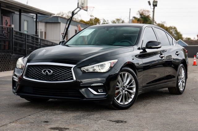 Used 2021 INFINITI Q50 Luxe w/ Seat & Sound Package video 1
