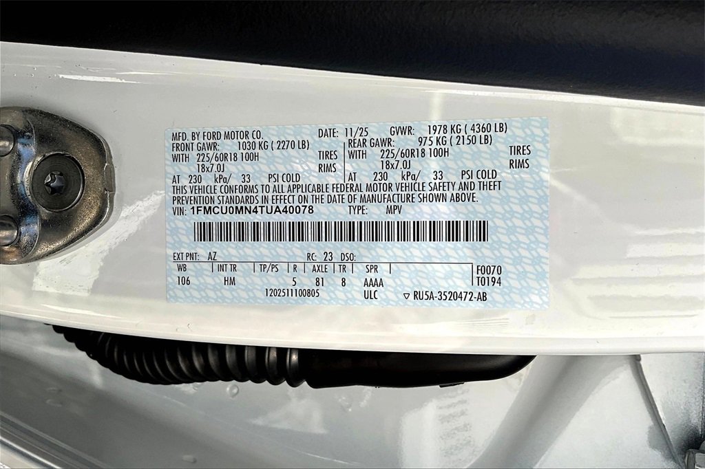 New 2026 Ford Escape ST-Line w/ Tech Pack #1 image 8