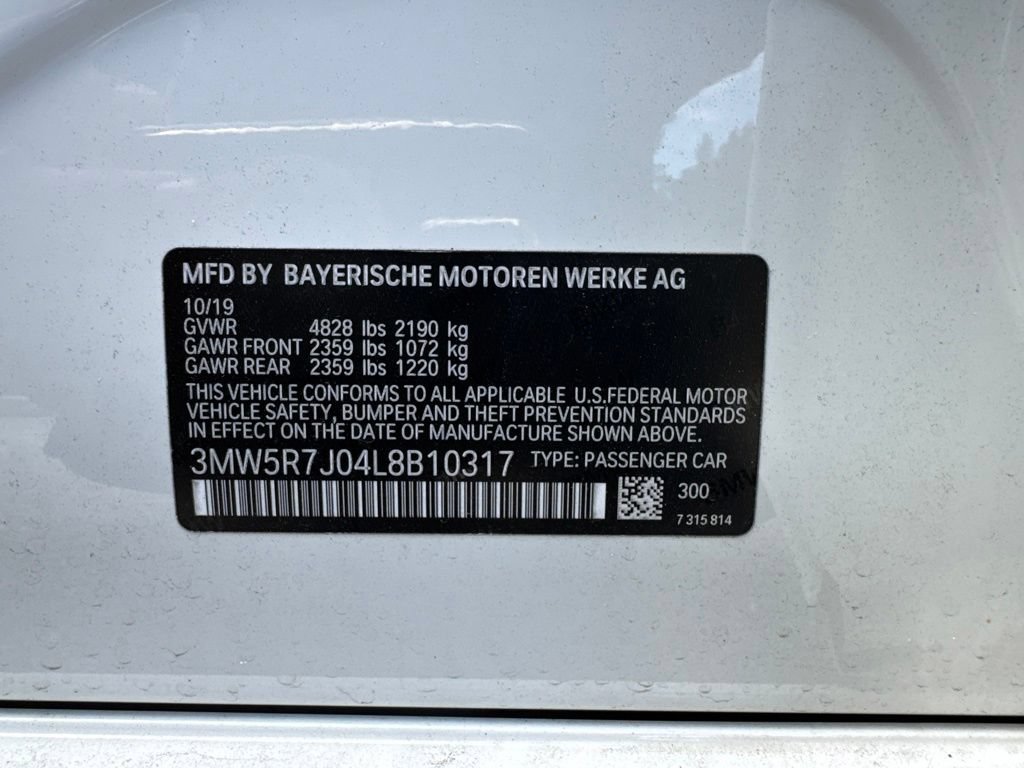 Used 2020 BMW 330i xDrive Sedan w/ Convenience Package AWD/4WD image 14