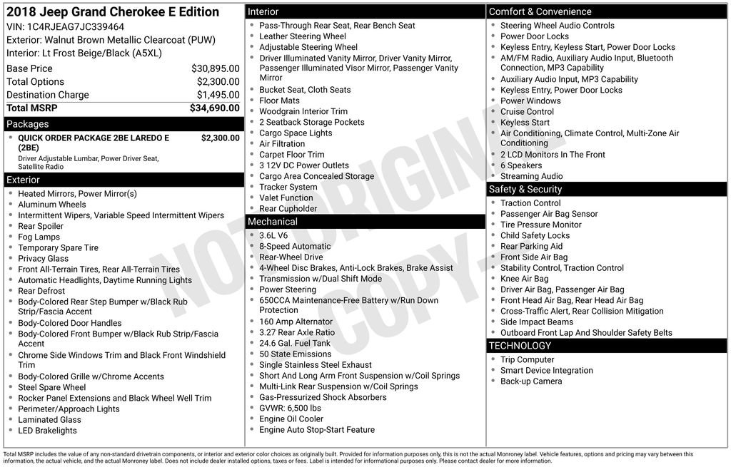 Used 2018 Jeep Grand Cherokee Laredo image 4