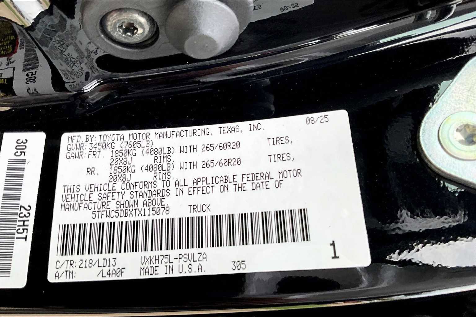 New 2026 Toyota Tundra Limited image 19