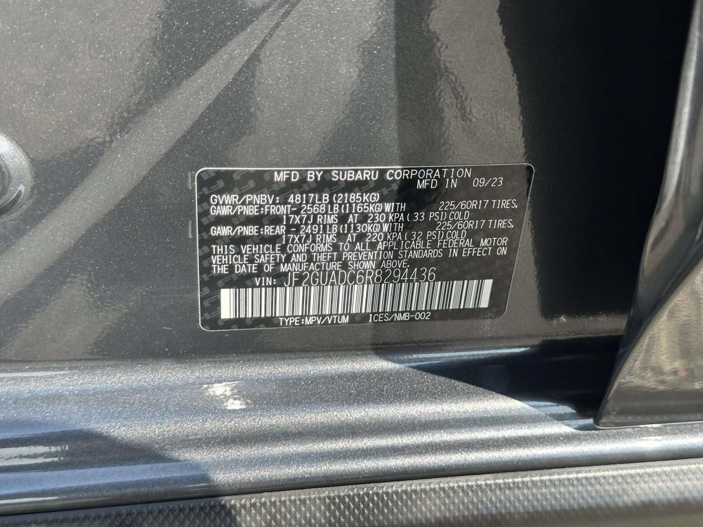 Certified 2024 Subaru Crosstrek 2.0i Premium AWD/4WD image 33