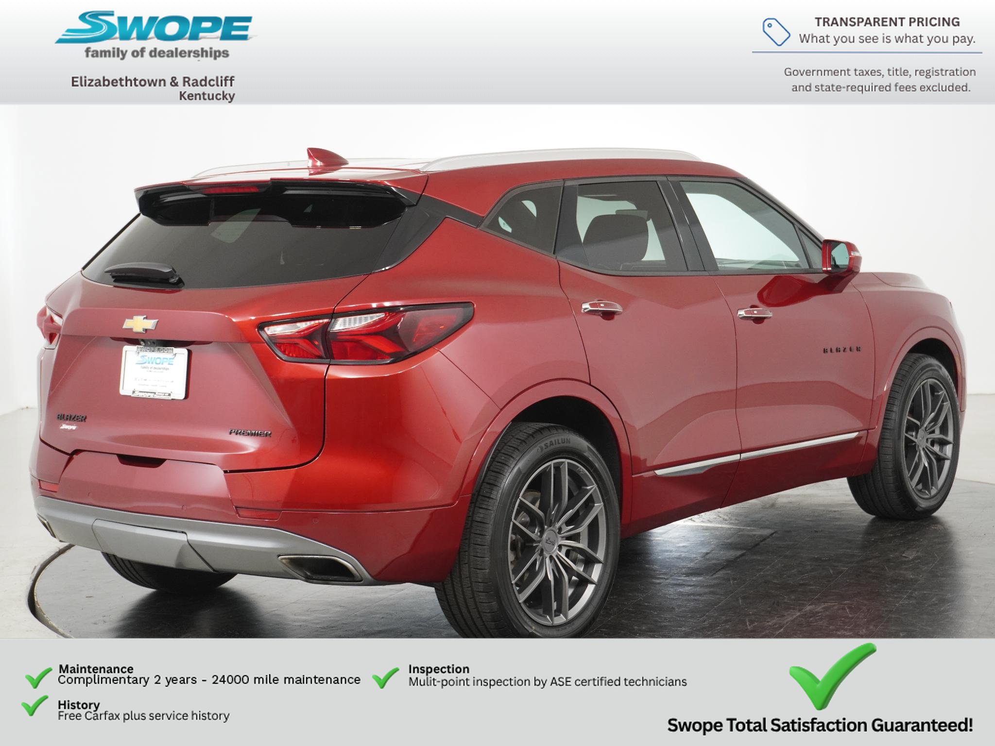 Used 2019 Chevrolet Blazer Premier w/ Sun and Wheels Package FWD image 3