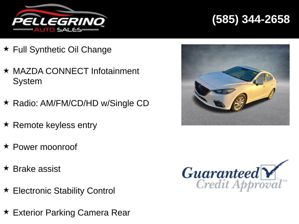 Used 2016 MAZDA MAZDA3 i Touring w/ Popular Equipment Package image 2