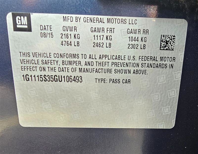 Used 2016 Chevrolet Impala LT image 25