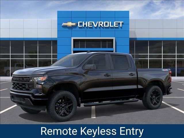 New 2026 Chevrolet Silverado 1500 Custom w/ Turbomax Blackout Package AWD/4WD image 2