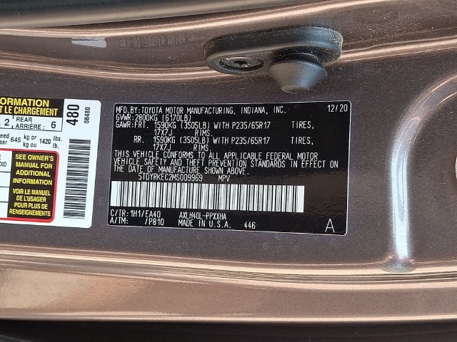 Used 2021 Toyota Sienna XLE FWD image 30