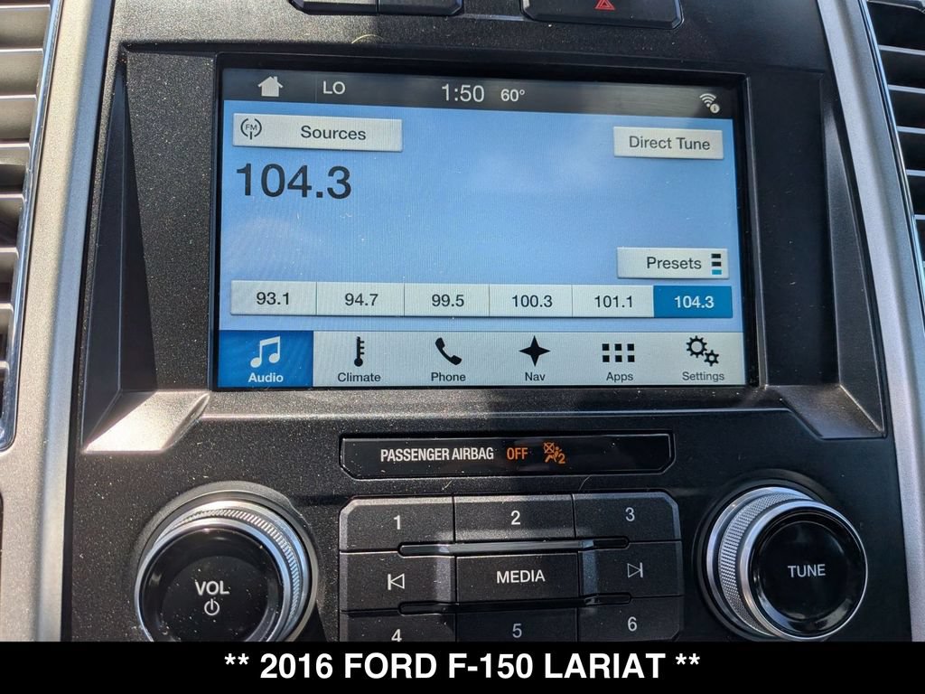 Used 2016 Ford F150 Lariat w/ Equipment Group 502A Luxury AWD/4WD image 22