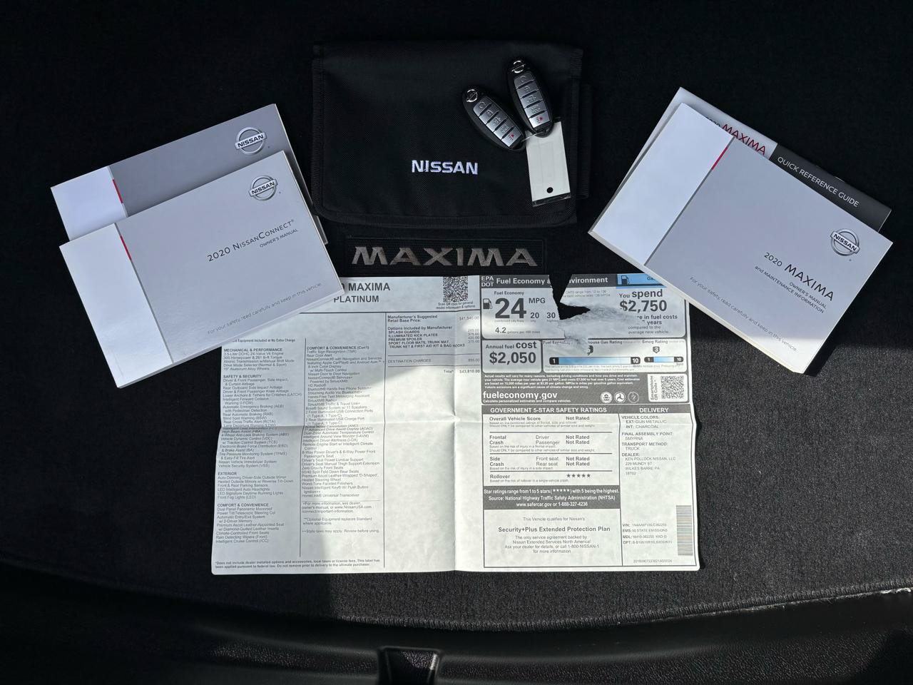 Used 2020 Nissan Maxima Platinum w/ Sport Mat Group FWD image 38