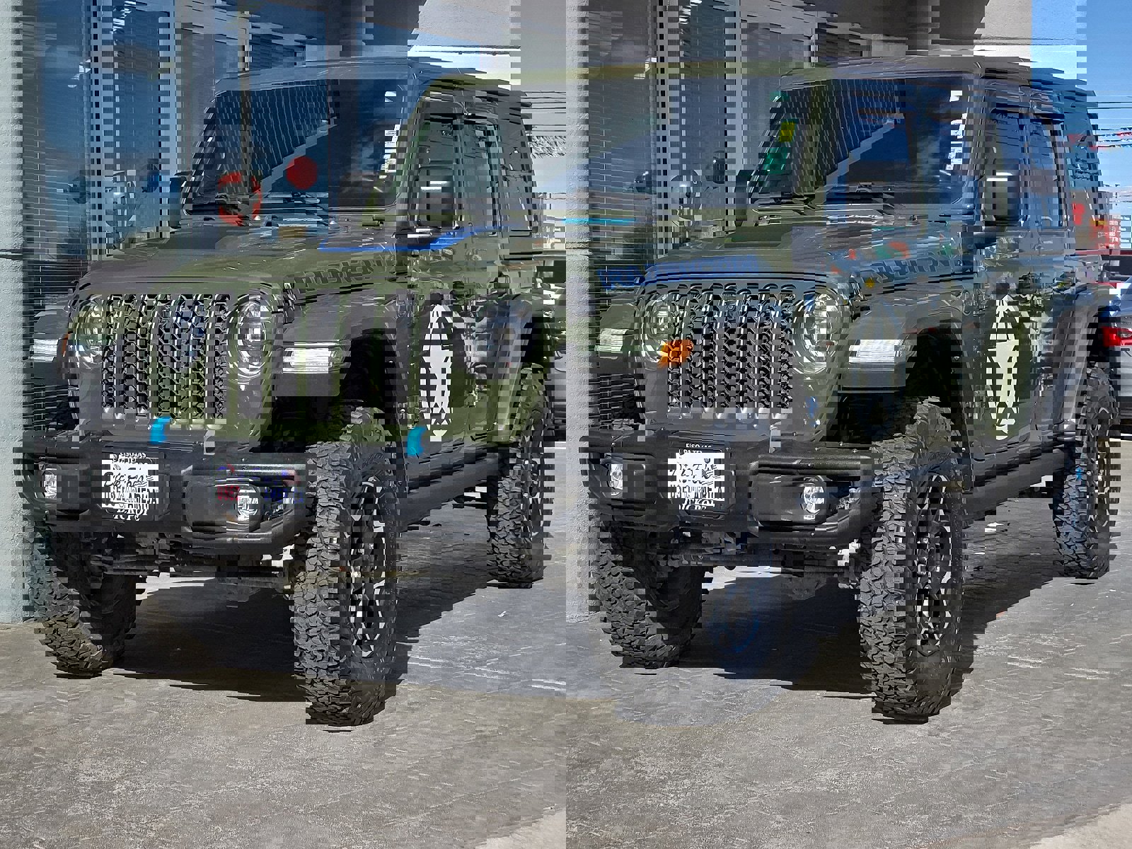 Used 2023 Jeep Wrangler Unlimited Rubicon 4xe w/ Steel Bumper Group image 2