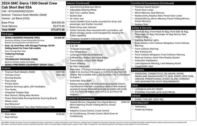 Used 2024 GMC Sierra 1500 Denali w/ Denali Reserve Package image 11