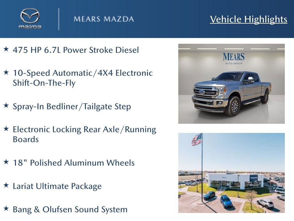 Used 2022 Ford F250 Lariat w/ Lariat Ultimate Package image 2