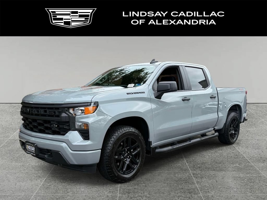 Used 2024 Chevrolet Silverado 1500 Custom w/ Turbomax Blackout Package