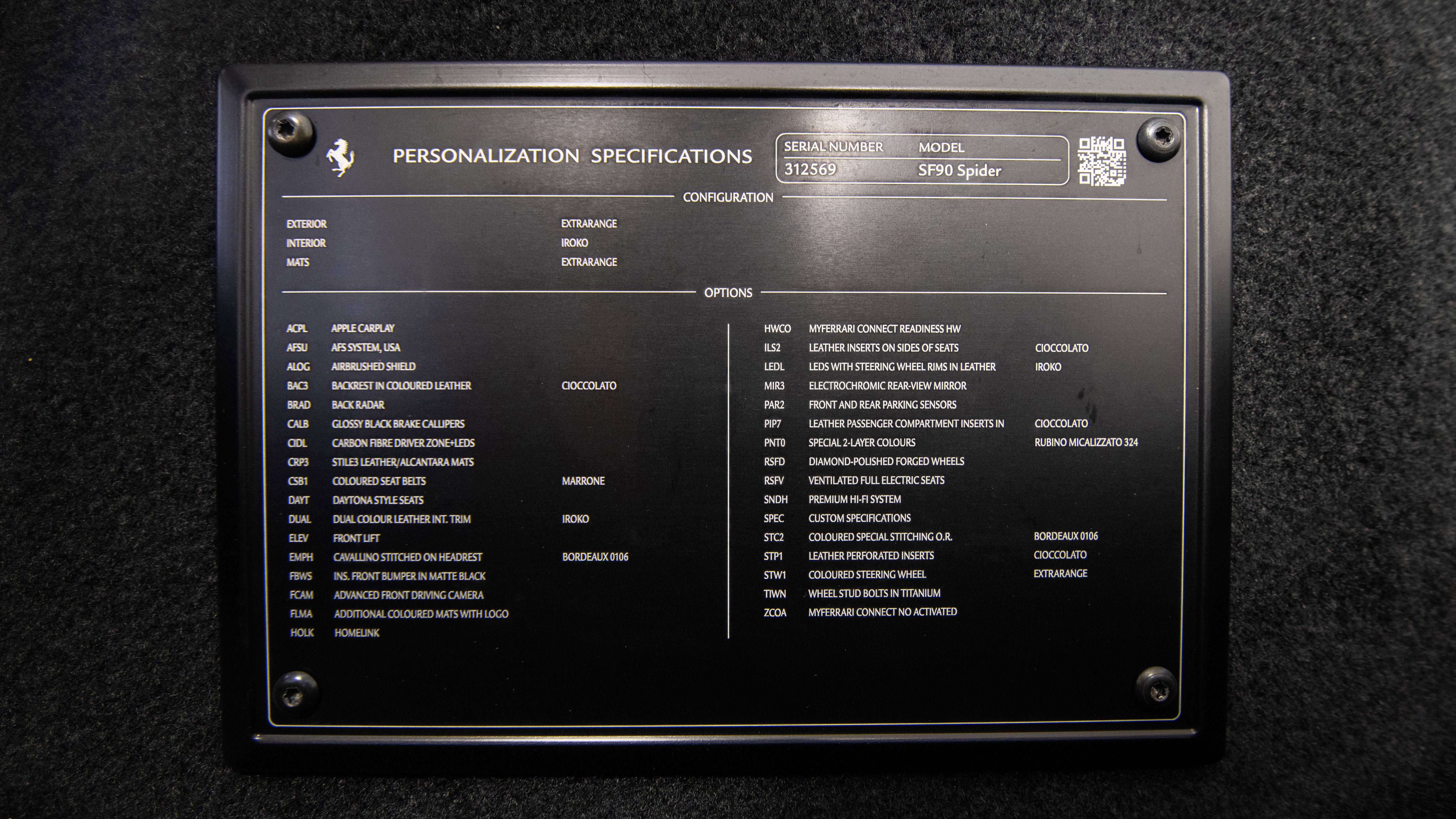 Certified 2025 Ferrari SF90 Spider image 55