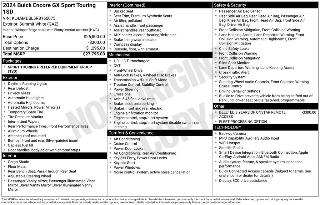 Certified 2024 Buick Encore GX Sport Touring FWD image 5