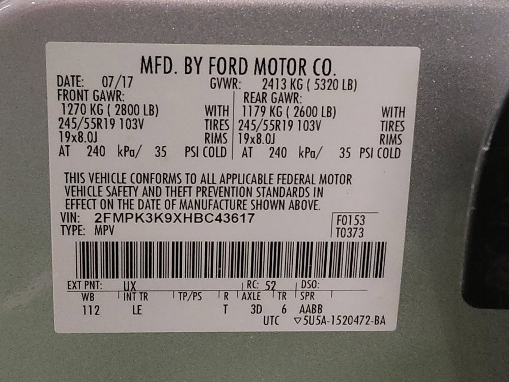 Used 2017 Ford Edge Titanium w/ Technology Package image 33