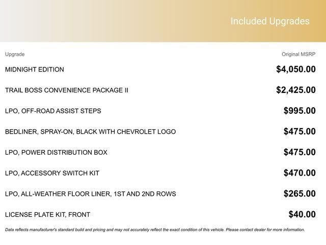 New 2025 Chevrolet Colorado Trail Boss w/ Midnight Edition image 4