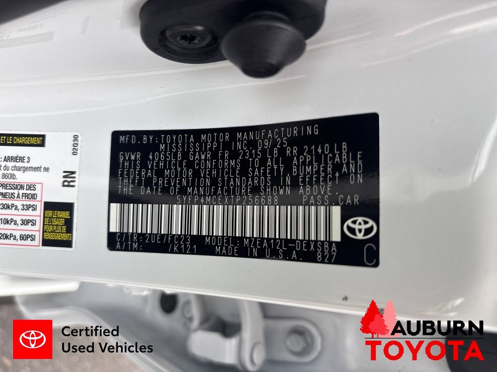 Certified 2026 Toyota Corolla SE w/ SE Package FWD image 29