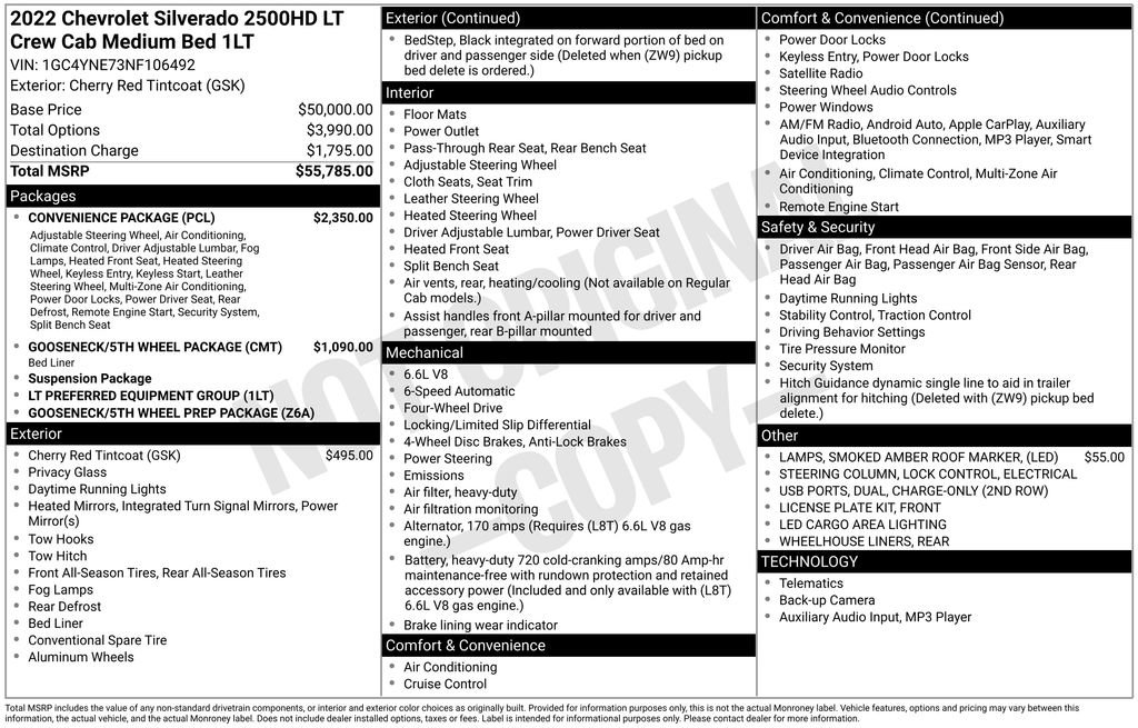 Used 2022 Chevrolet Silverado 2500 LT w/ Convenience Package image 27