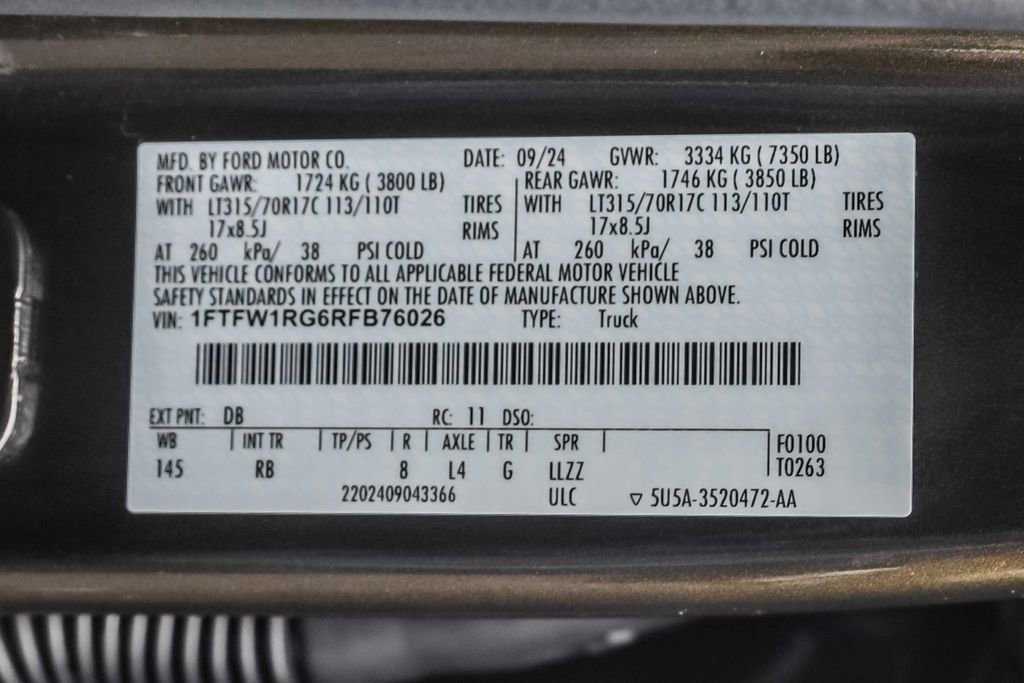 Used 2024 Ford F150 Raptor AWD/4WD image 30