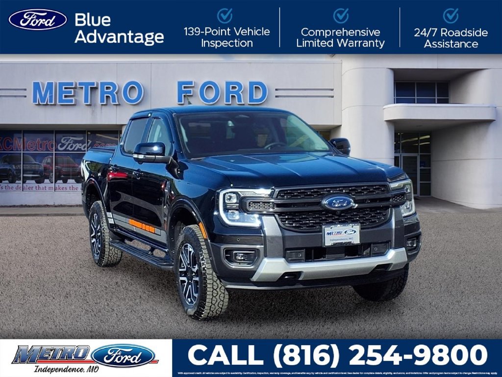 Certified 2024 Ford Ranger Lariat w/ Advanced Towing Package AWD/4WD image 1
