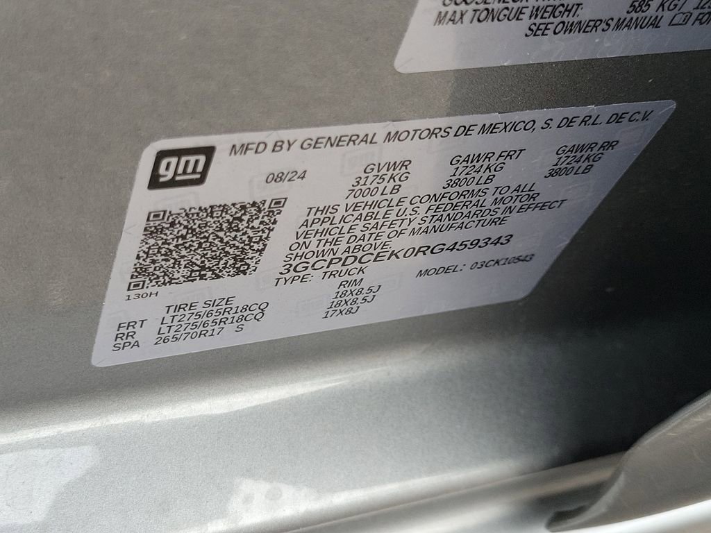 Used 2024 Chevrolet Silverado 1500 Custom Trail Boss image 32