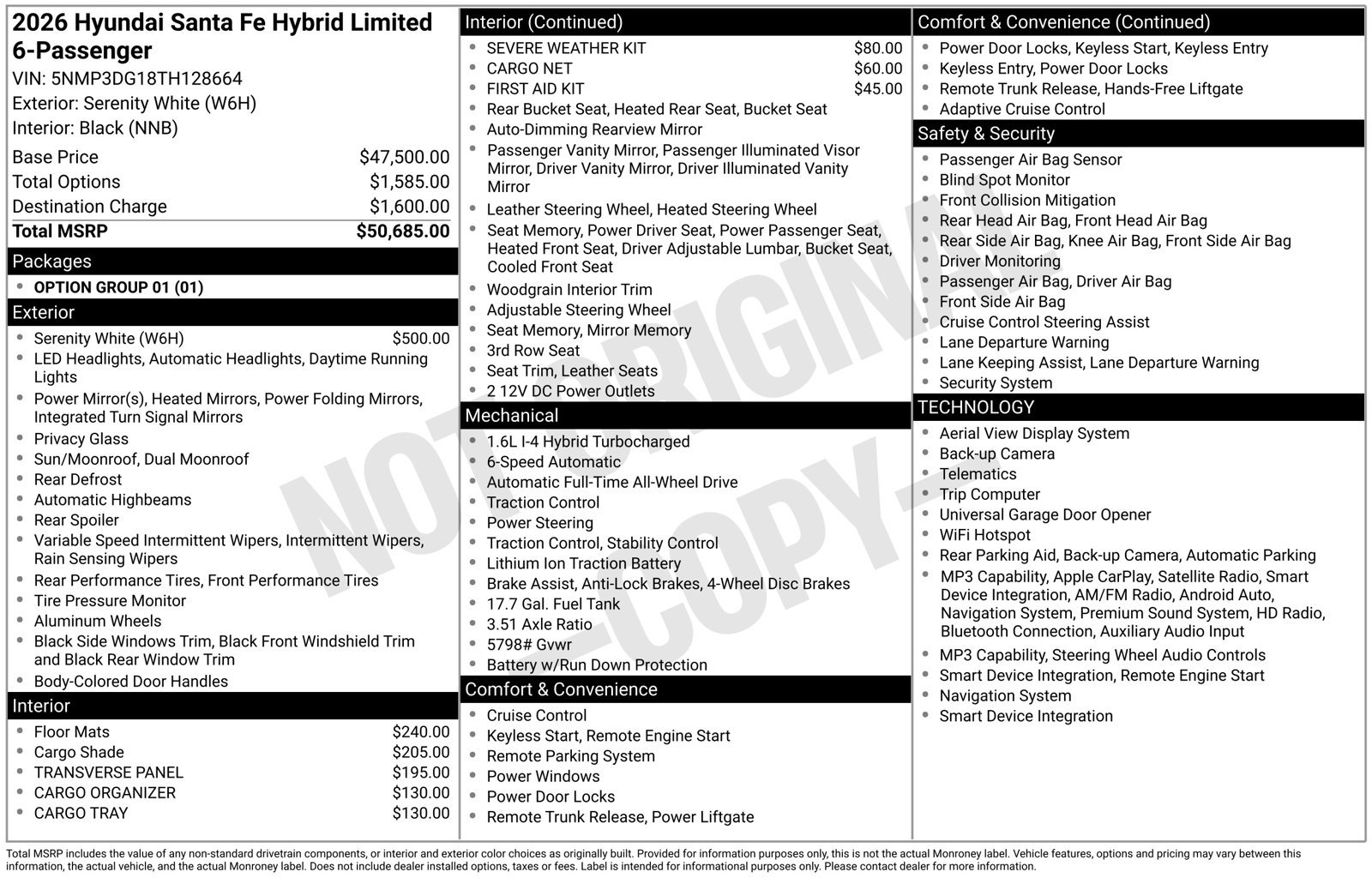 New 2026 Hyundai Santa Fe Limited AWD/4WD image 39