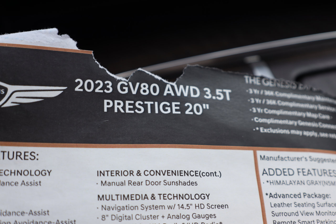 Used 2023 Genesis GV80 3.5T image 45