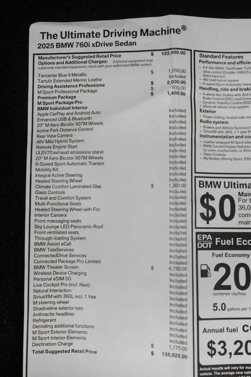 Used 2025 BMW 760i xDrive image 57