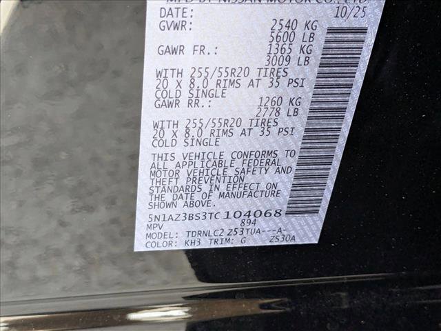 New 2026 Nissan Murano SV image 16