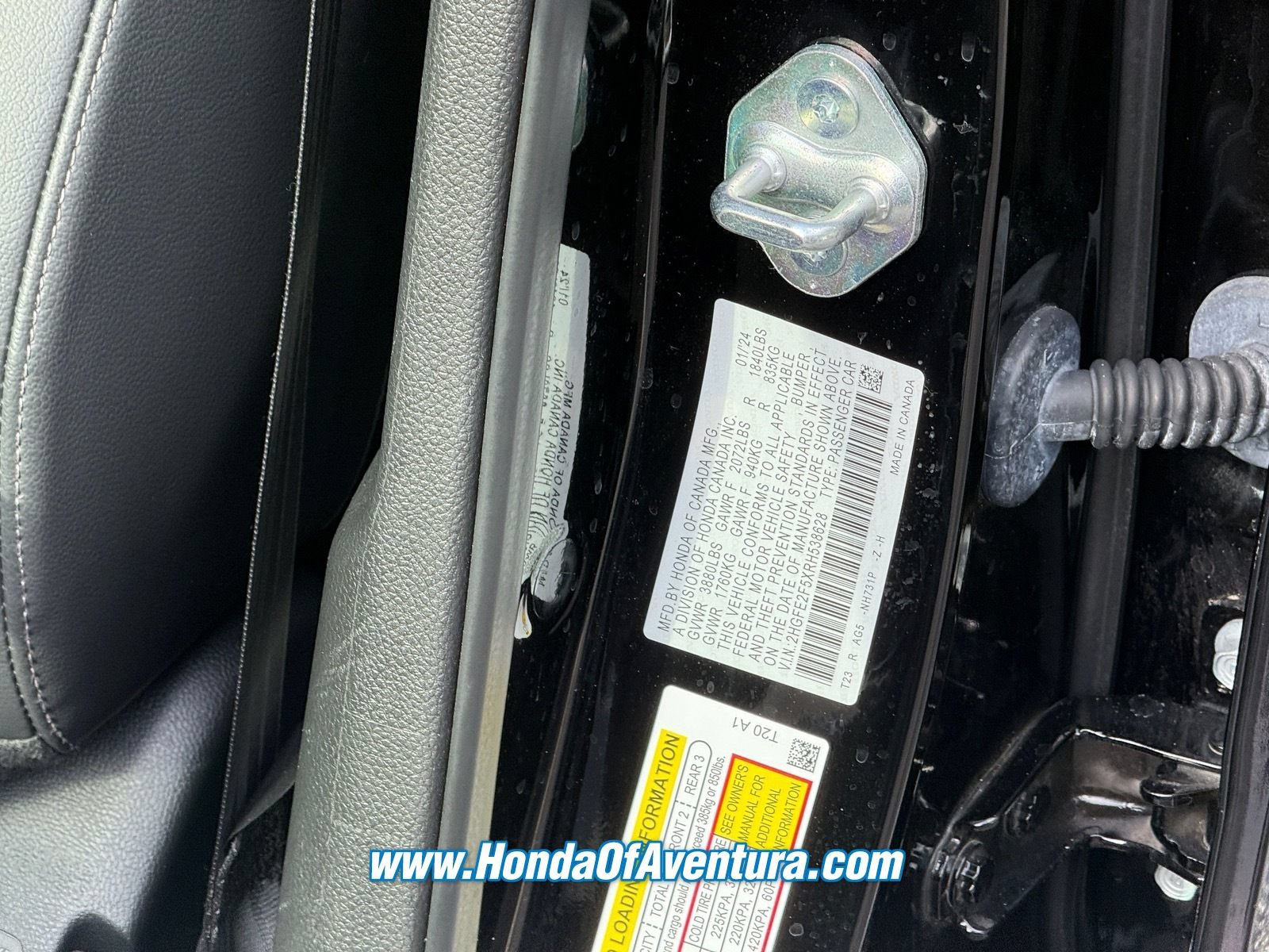 Certified 2024 Honda Civic Sport image 21