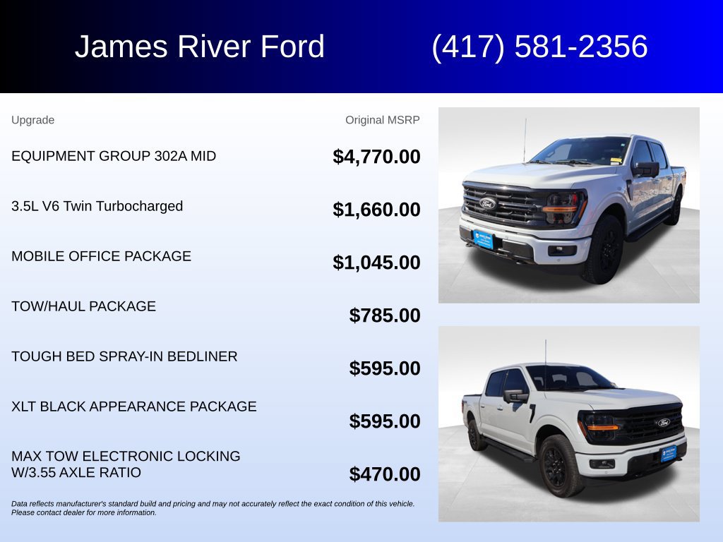 Used 2024 Ford F150 XLT w/ Equipment Group 302A MID AWD/4WD image 5