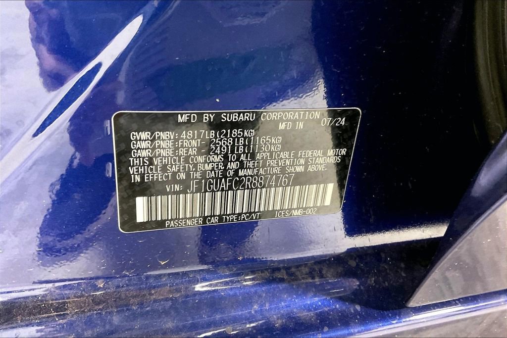 Used 2024 Subaru Impreza 2.0i Sport image 41