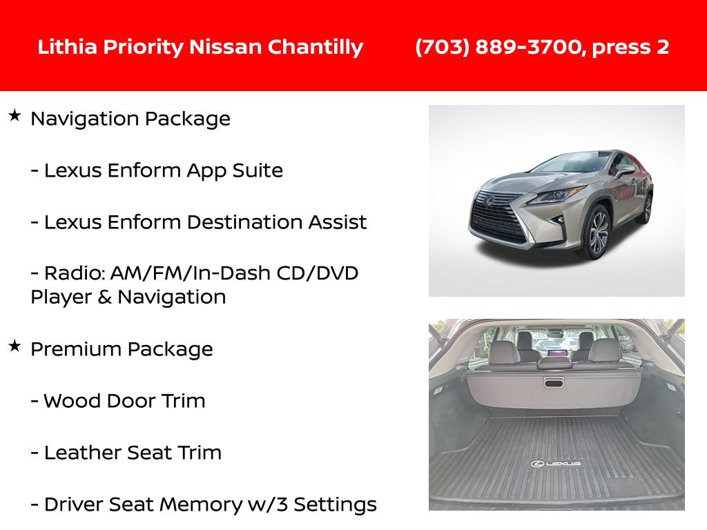Used 2019 Lexus RX 350 AWD w/ Navigation Package image 12