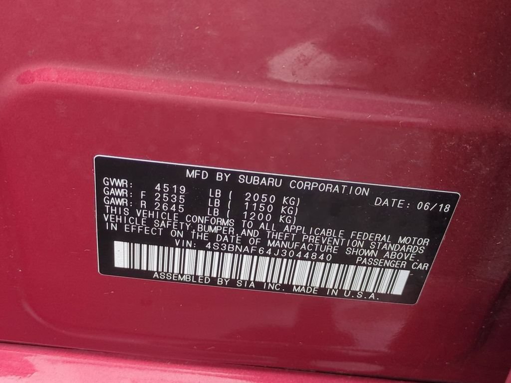 Used 2018 Subaru Legacy 2.5i Premium w/ Eyesight & BSD & Rcta & HBA AWD/4WD image 29