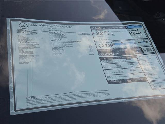 New 2027 Mercedes-Benz CLE 53 AMG 4MATIC Cabriolet image 13