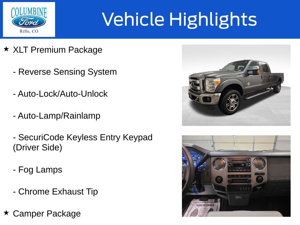 Used 2015 Ford F350 XLT w/ XLT Premium Package AWD/4WD image 8