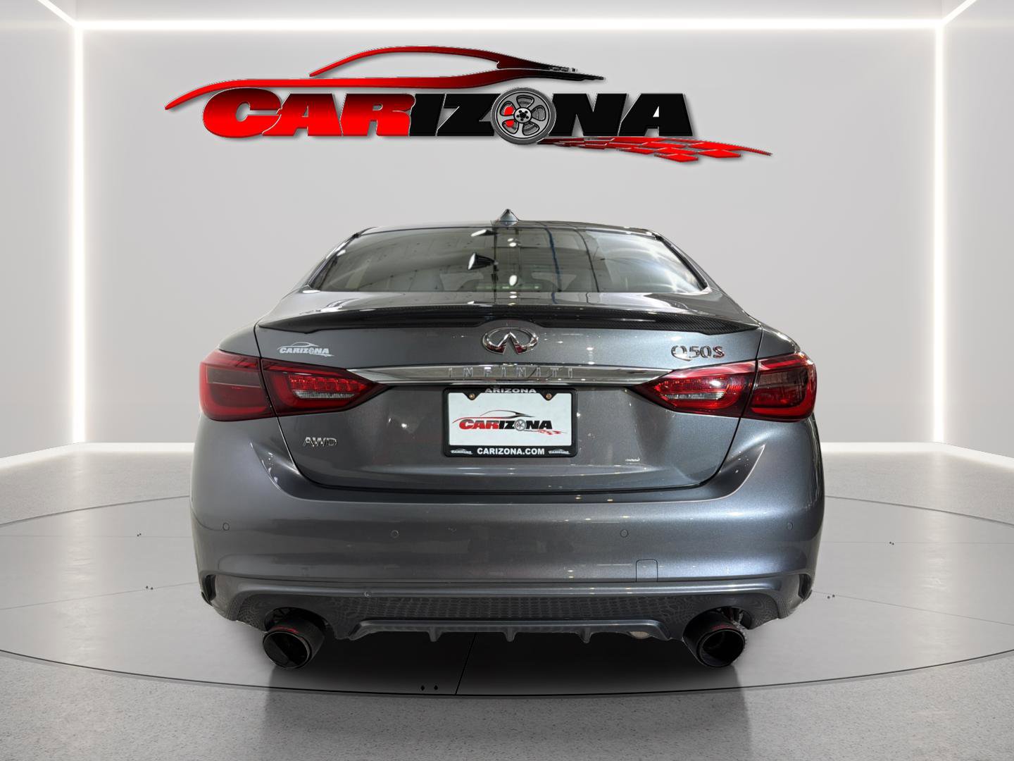 Used 2020 INFINITI Q50 Red Sport 400 image 9