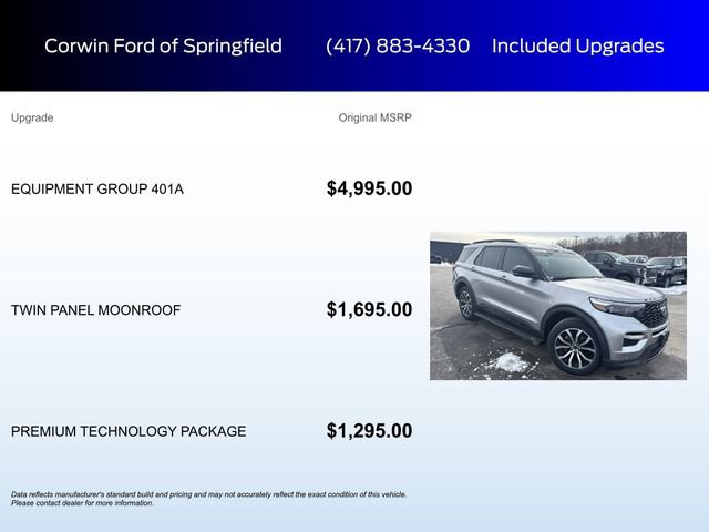 Used 2021 Ford Explorer ST w/ Equipment Group 401A image 6