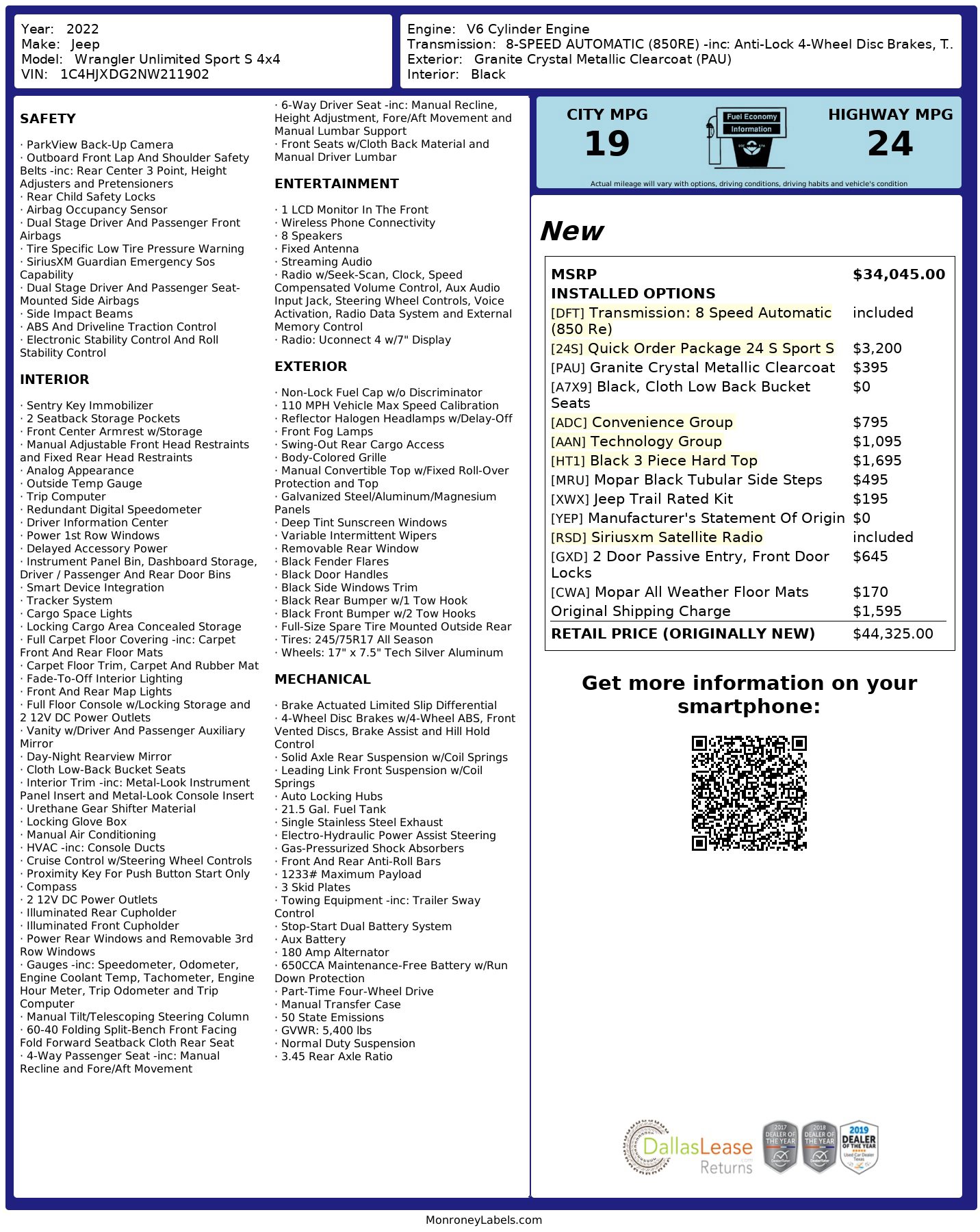 Used 2022 Jeep Wrangler Unlimited Sport image 3