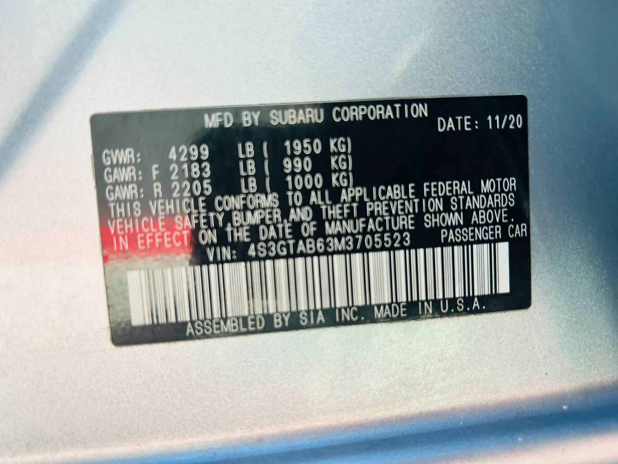 Used 2021 Subaru Impreza 2.0i AWD/4WD image 25
