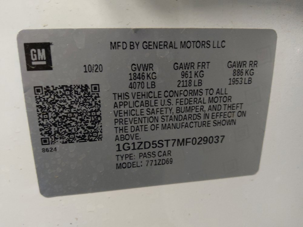 Used 2021 Chevrolet Malibu LT FWD image 33